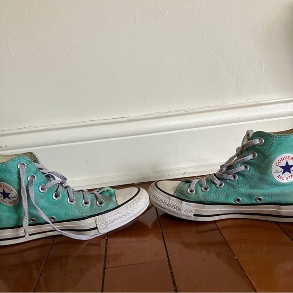 Teal converse - Picture 5 of 5